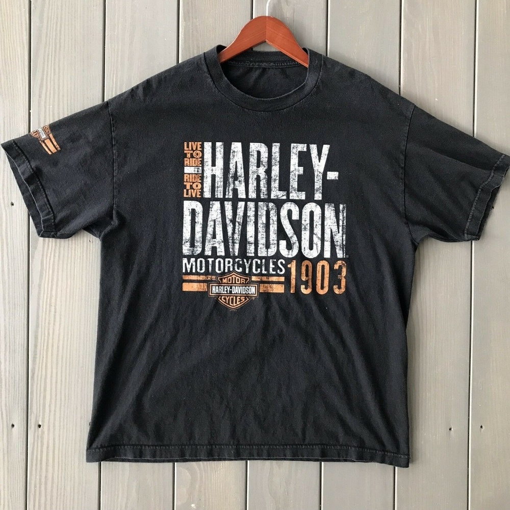 Harley Davidson Emerald Coast Florida Eagle Tee